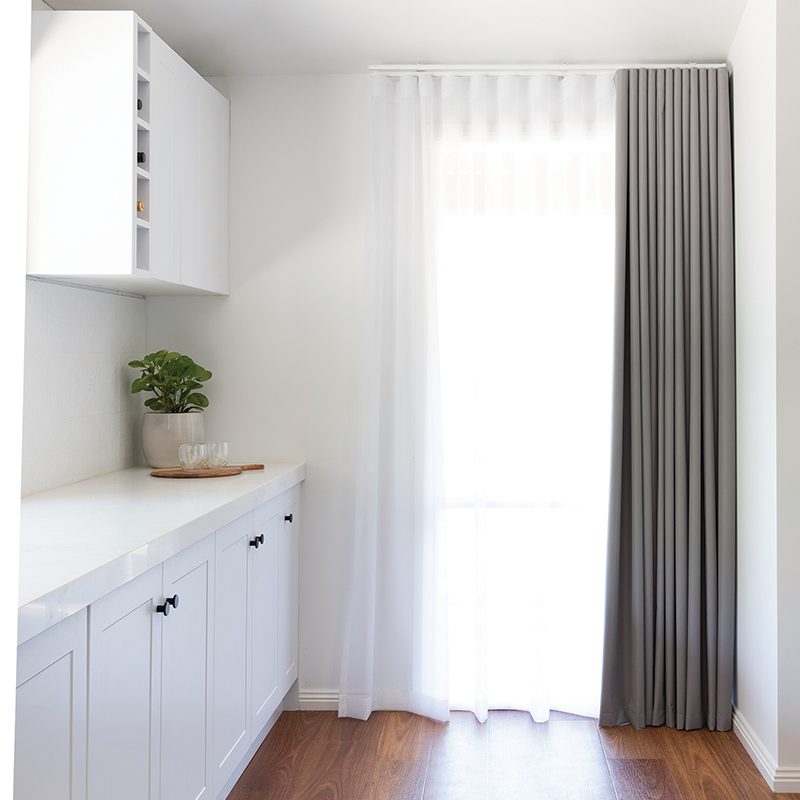 Double Wave Fold Curtains