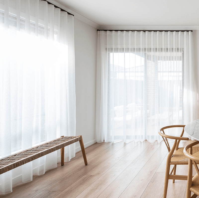 Wave Fold Sheer Curtains