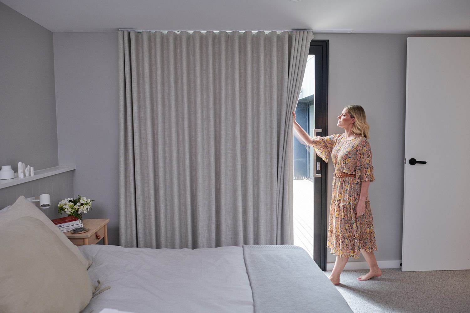 Blockout Wave Fold Curtains
