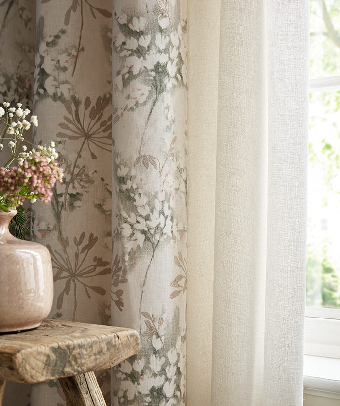 Double Wave Fold Curtains