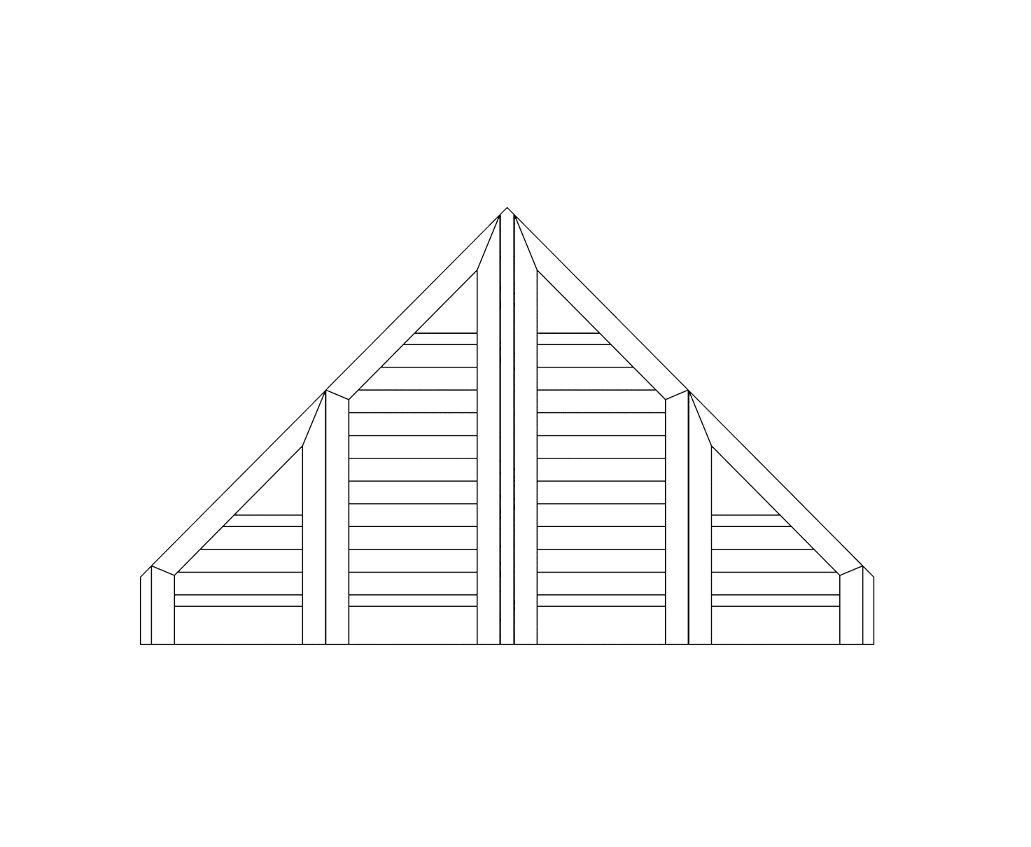 Triangle Plantation Shutters