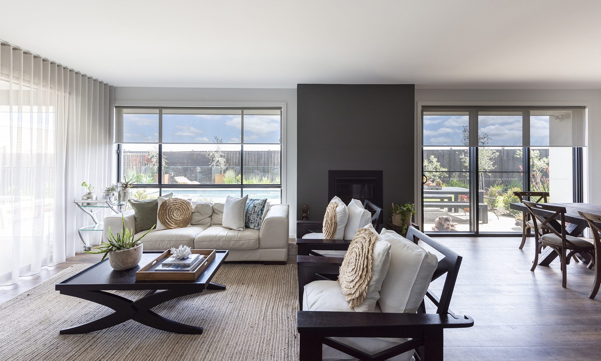 Wave Fold Sheer Curtains and Translucent Blinds