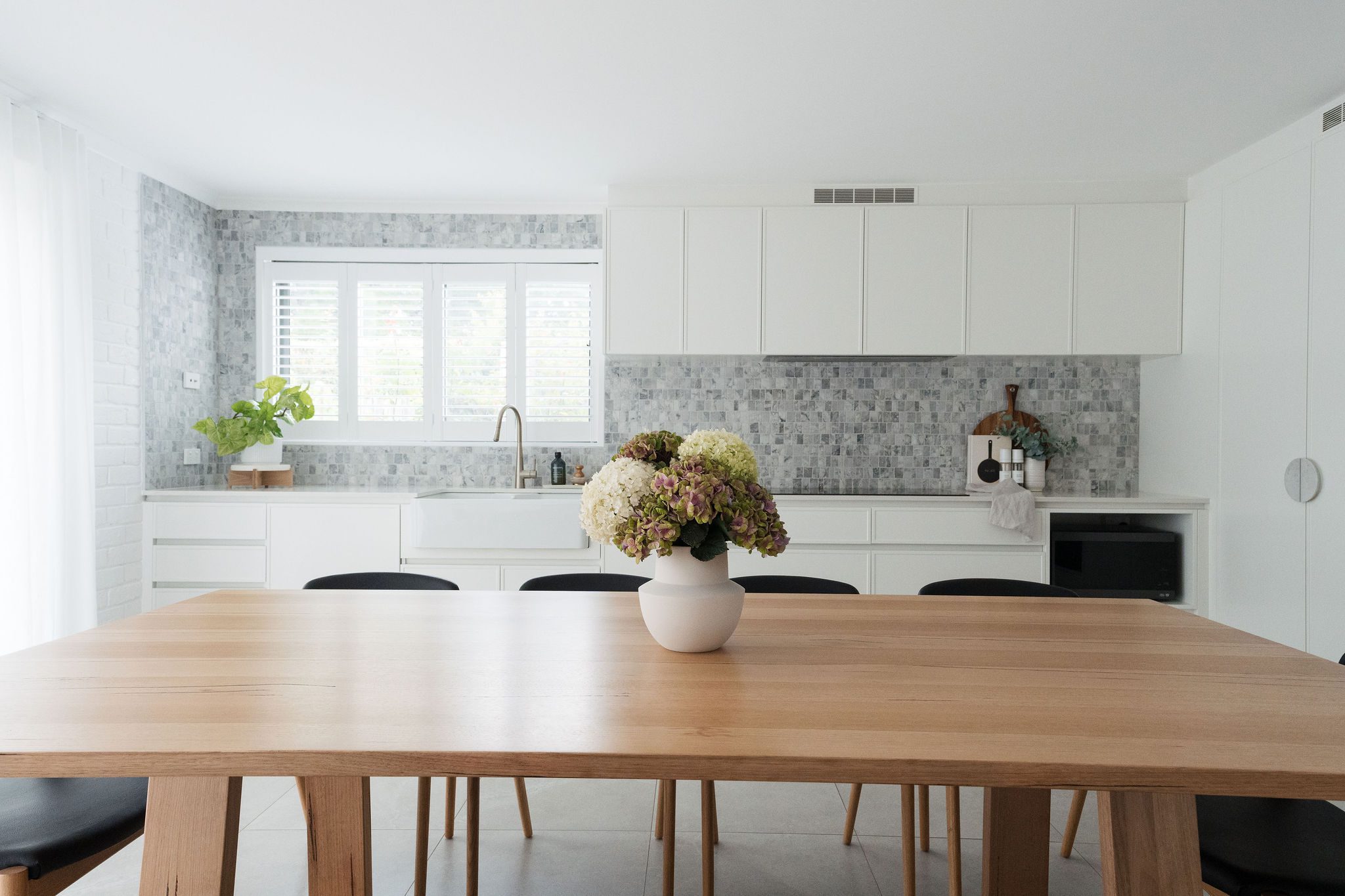 Kitchen Dining Plantation Shutters