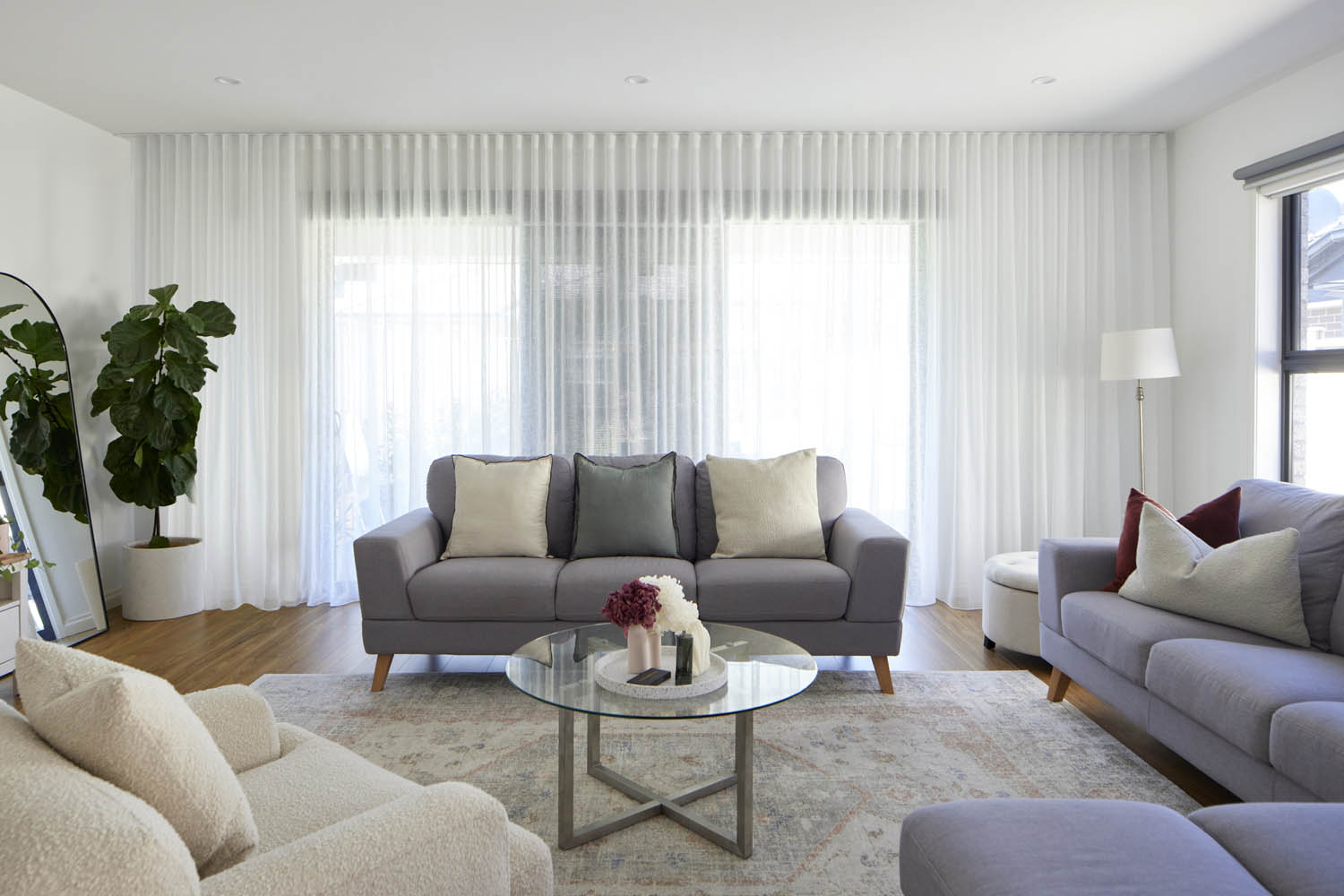 S Fold Sheer Curtains