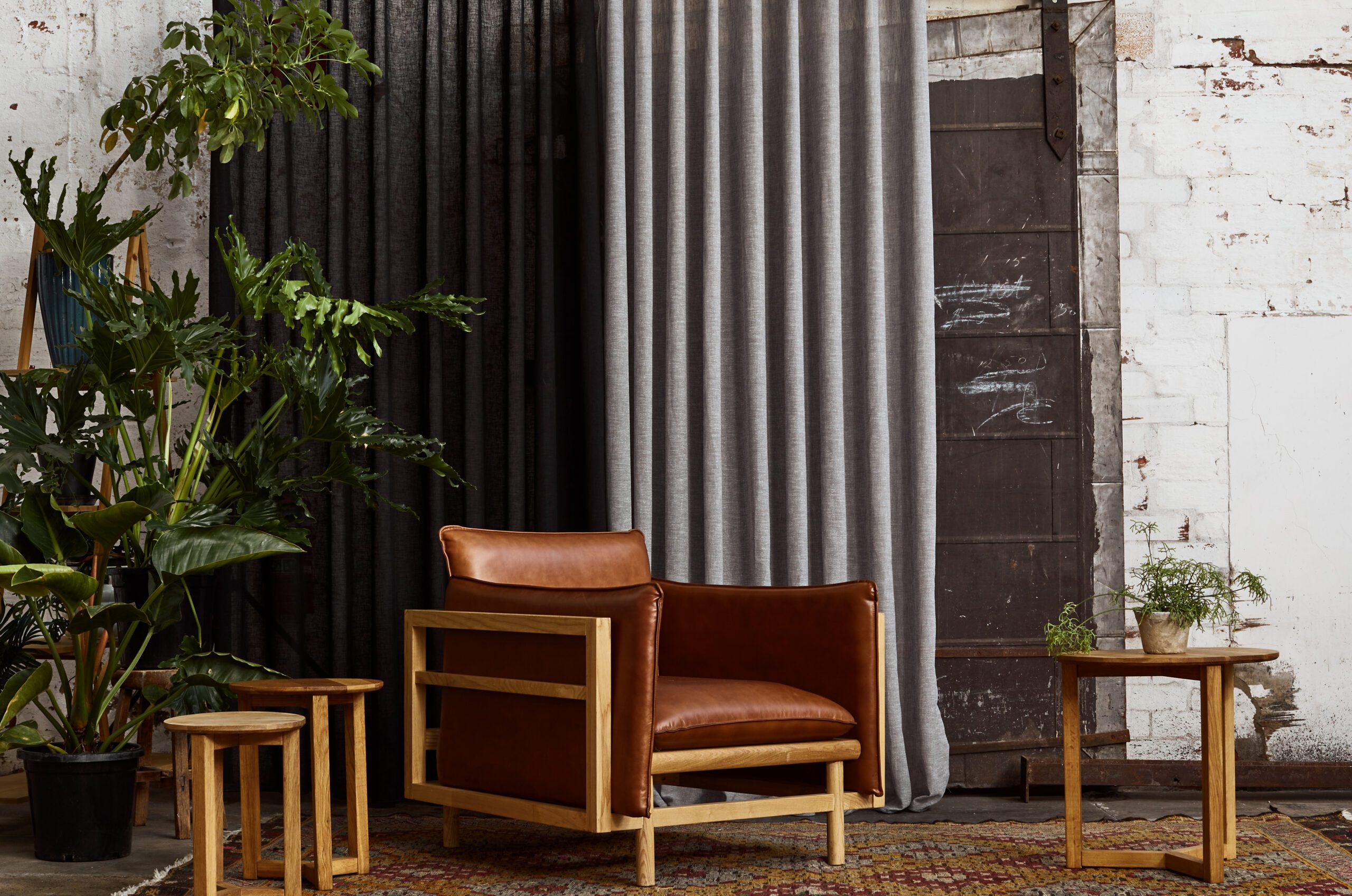 Environmental Recycled Fabric Wave Fold Curtains